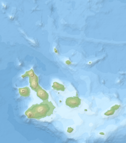 Jagerista ubicada en Islas Galápagos