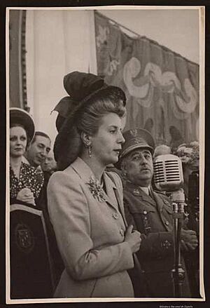 Archivo:Eva Perón Francisco Franco 1947