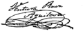 Firma de Ventura Ruiz Aguilera
