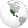 First Mexican Empire (orthographic projection)