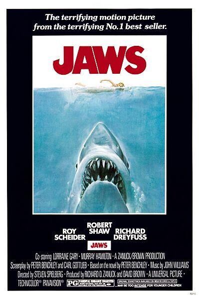 Jaws movie poster