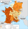 Le royaume des Francs en 561-es