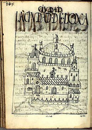 Archivo:Loja in 1615 by Guamán Poma