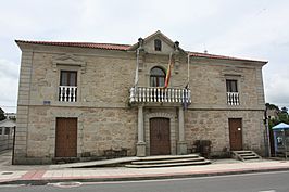 Casa del Concello de Meis, en Mosteiro.