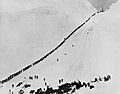 Miners climb Chilkoot