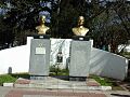 Monumento. Evita y Juan Domingo Perón