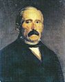 Pineda Montón, Miguel (Adra, 1828 - Madrid, 1901). Retrato de Julián Sanz del Río ca.1860