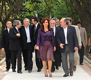 Archivo:Presidenta Cristina Fernandez acto en la ESMA