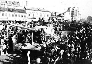 Archivo:Red Army greeted in Bucharest