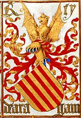 Archivo:Rey de Aragón, Libro da Nobreza e Perfeiçao das Armas