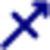 Sagittarius symbol (heavy blue).svg