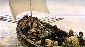 Archivo:Stenka Razin by Vasily Surikov 1906