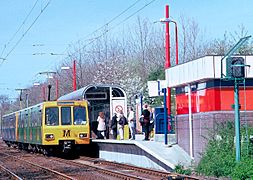 Tyne&Wear Metrotrain at Kingston Park station