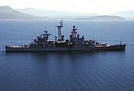 USS Little Rock (CLG-4) Mediterranean Sea 1974