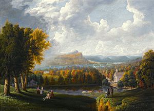 Archivo:View of the Hudson River-Robert Havell Jr-1866