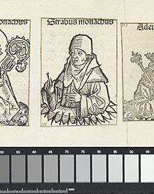 Walahfrid Strabo Strabus monachus (titel op object) Liber Chronicarum (serietitel), RP-P-2016-49-86-3.jpg