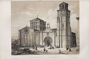 Archivo:1844, España artística y monumental, vistas y descripción de los sitios y monumentos más notables de españa, vol 2, Iglesia colegial de Toro
