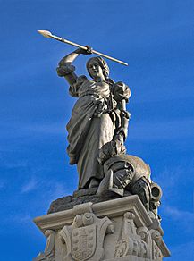 Archivo:A Coruña. María Pita’s statue. Galicia (Spain)