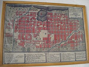Archivo:Antiguo plano de Cajamarca durante el Virreinato