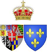 Arms of Christine of France (1606-1663), Duchess of Savoy.jpg