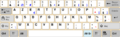Belgian pc keyboard