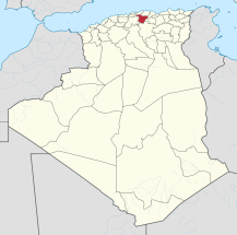 Bouira in Algeria 2019.svg