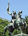 Buenos Aires-Plaza de Mayo-Estatua Belgrano(2)