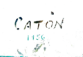 Catón signature 1956