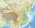 China edcp relief location map