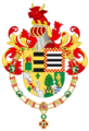 Coat of Arms of Rodrigo Borja Cevallos (Order of Isabella the Catholic)