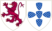 Coat of Arms of Urraca and Theresa of Portugal as queens of León.svg