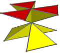 Crossed crossed-hexagonal prism