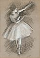Danseuse en blanc - Edgar Degas