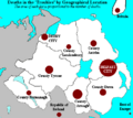 Deaths in The Troubles by area