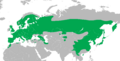 Dendrocopos major distribution map