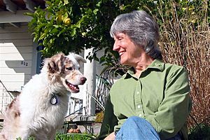 Archivo:Donna Haraway and Cayenne