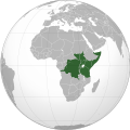East African Community (orthographic projection)