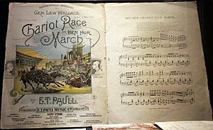 Archivo:Edición de la partitura Chariot Race or Ben Hur March