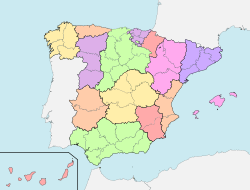 Archivo:España - División provincial y regional de 1833