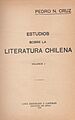 Estudio sobre Literatura Chilena