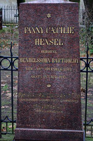 Archivo:Fanny Mendelssohn´s grave - panoramio