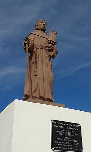 Archivo:Fray Andres Ramirez fundador y ministro doctrinero de San Pablo de Meoqui