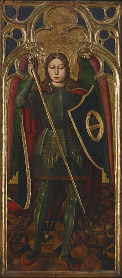 Archivo:Juan Ximénez, Spanish (active Aragon), first documented 1500, died 1505 - The Archangel Michael - Google Art Project