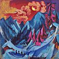 Kirchner - Wintermondlandschaft
