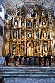 Archivo:La Capilla Virreinal de la Nueva España, dirigida por Aurelio Tello, en el Templo de Santo Domingo, Puebla 15