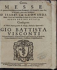 Archivo:Leonarda Isabella, Op 18, title page