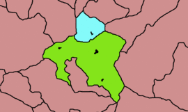 Localización de Trevijano respecto a Soto en Cameros