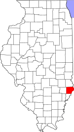 Map of Illinois highlighting Lawrence County.svg