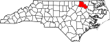 Map of North Carolina highlighting Halifax County.svg