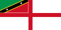 Naval Ensign of Saint Kitts and Nevis